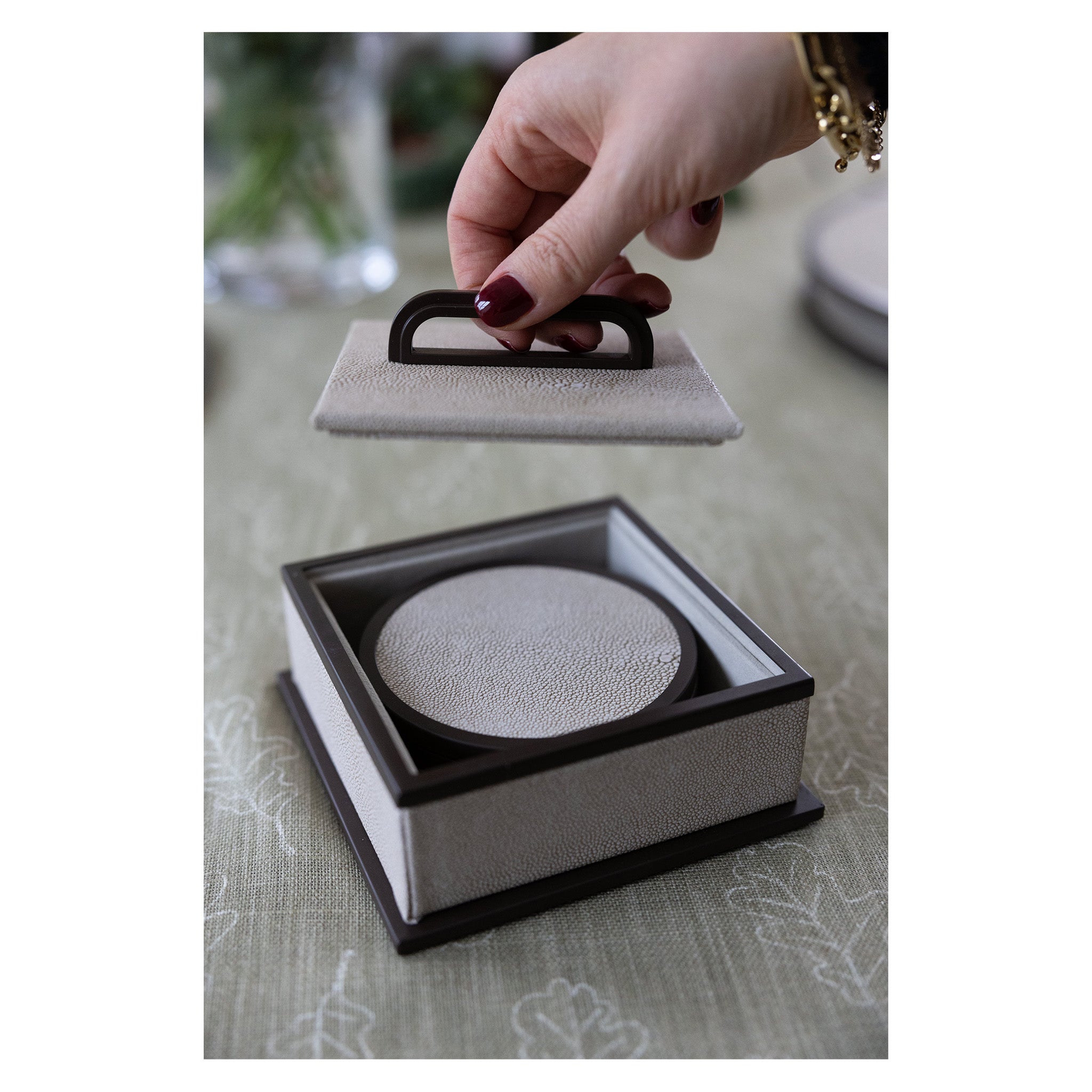 Sophie Paterson Set of 4 Shagreen Coasters